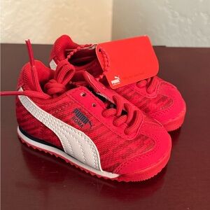 Puma Kids Vibrant Red Sneakers